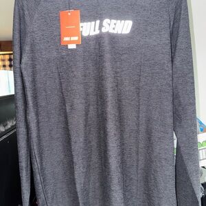 Gray Full Send Mens shirt